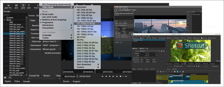 shotcut video editing software